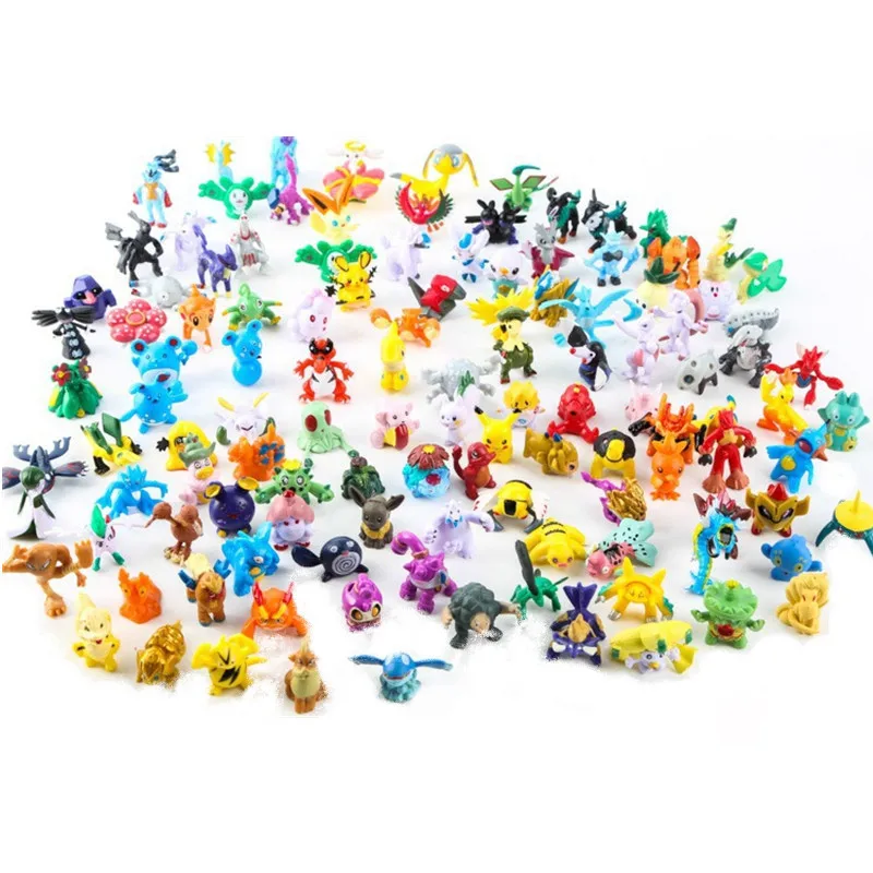 Kids Toys Japan - 2-3CM Pokemon Anime Figure Pikachu Cute