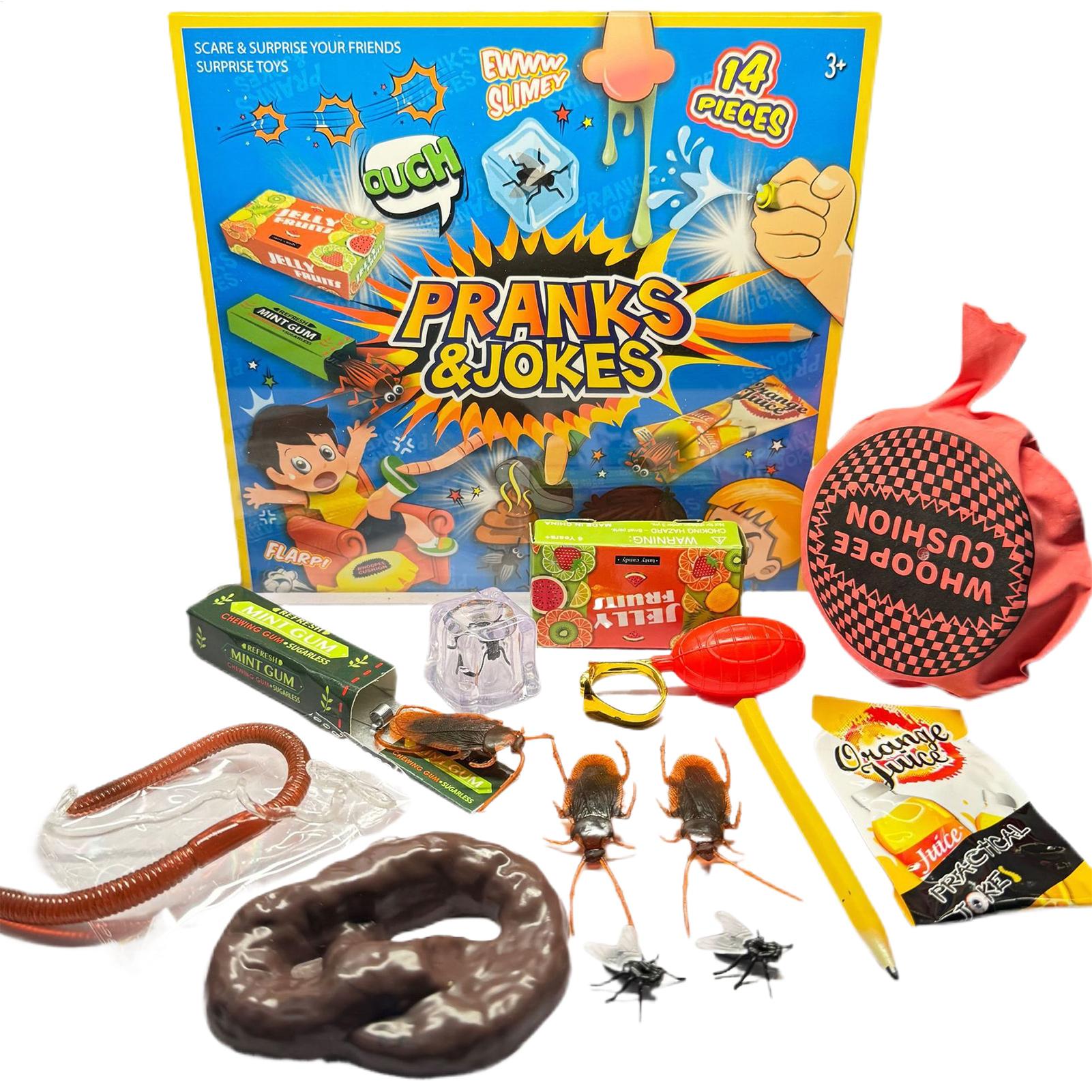 Kids Toys In Wholesale - Set di Scherzi SpookyPrank: Gomma da