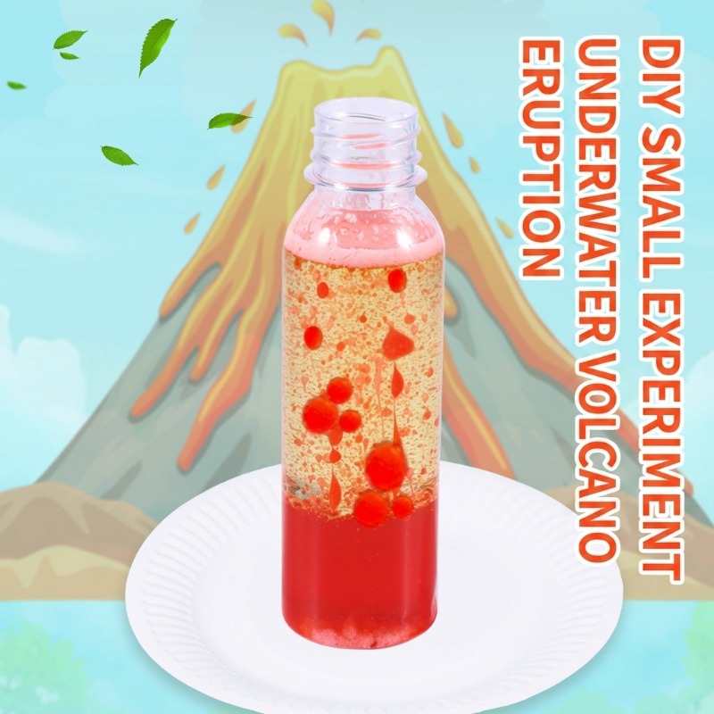 Volcano Experiment Kit - Kit Esperimento Scientifico STEM 3D: Eruzione