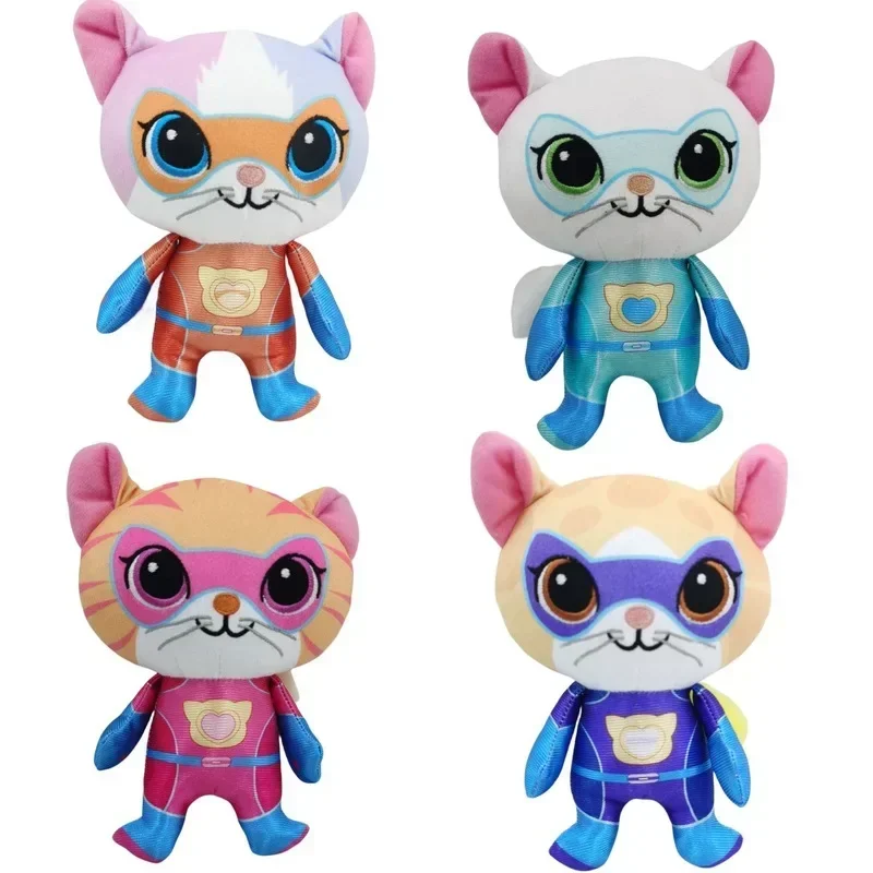 Kids Toys Yellow - 4 pezzi Super Kitties Team Anime
