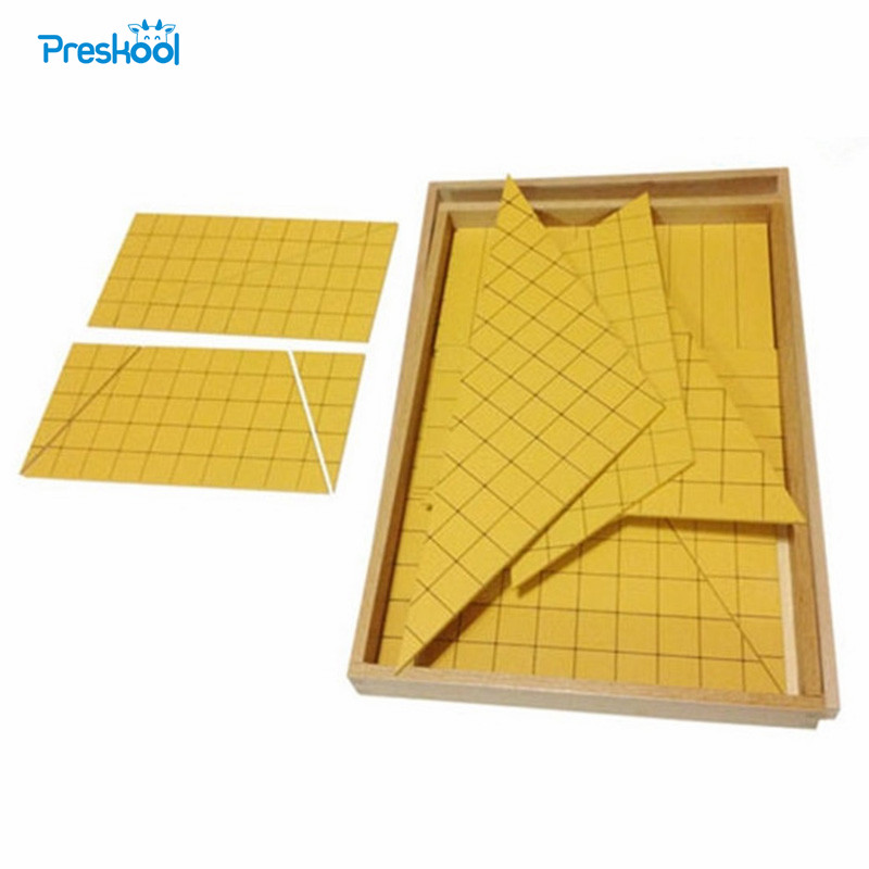Kids Toys Yellow - Bambini Montessori Giocattolo di Legno Del