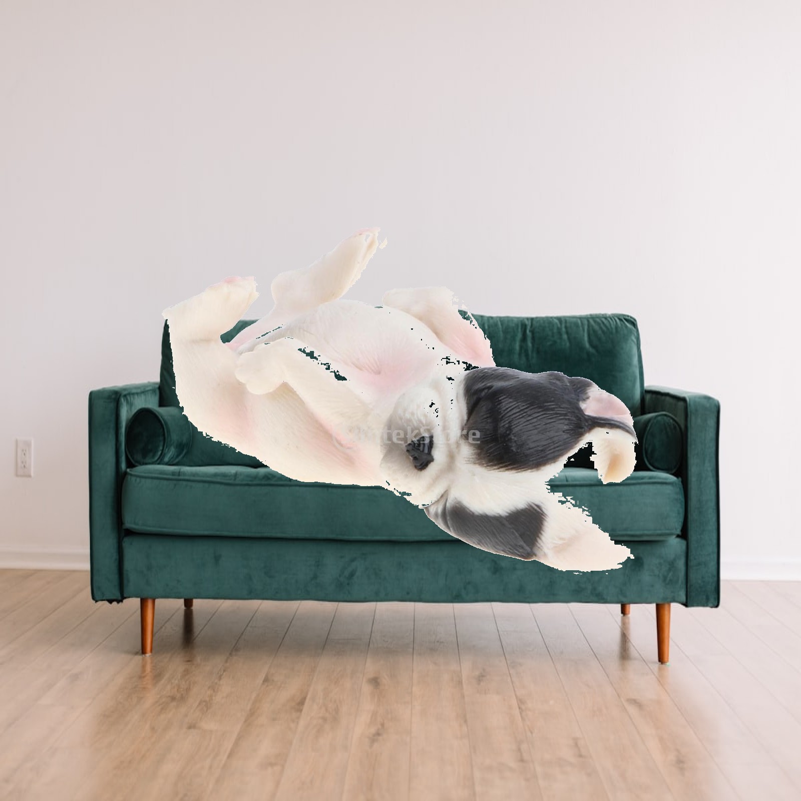 Kids Toys Dog - Statuetta Realistica di Cucciolo di Cane,
