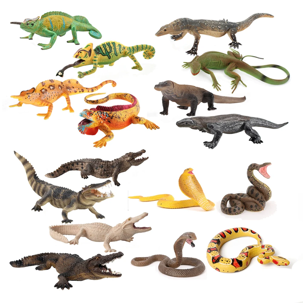 Kids Toys Under 1 Year - Modellino in Plastica di Camaleonte, Figurina