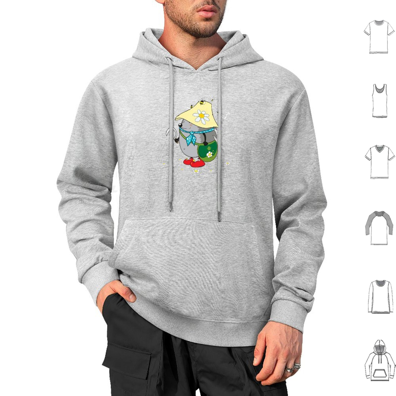 Kids Toys Vector - Felpa con cappuccio Druida della foresta