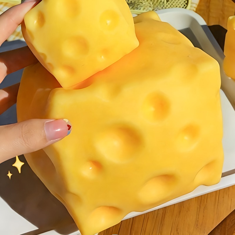Kids Toys Yellow - Pallina Antistress a Forma di Cubo