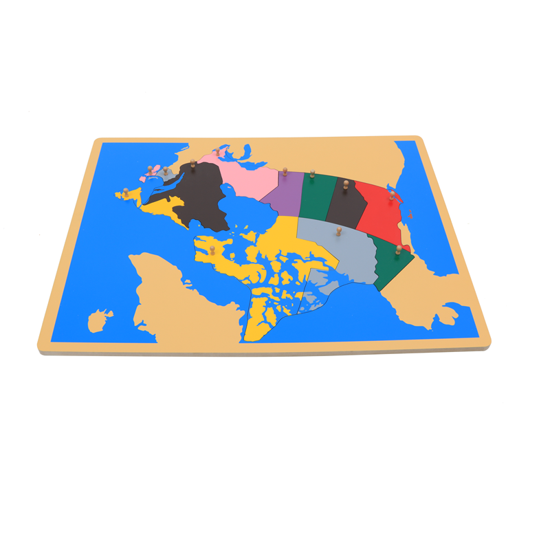 Mappa in legno Puzzle del Cana - Kids Toys Canada recensione e prezzo