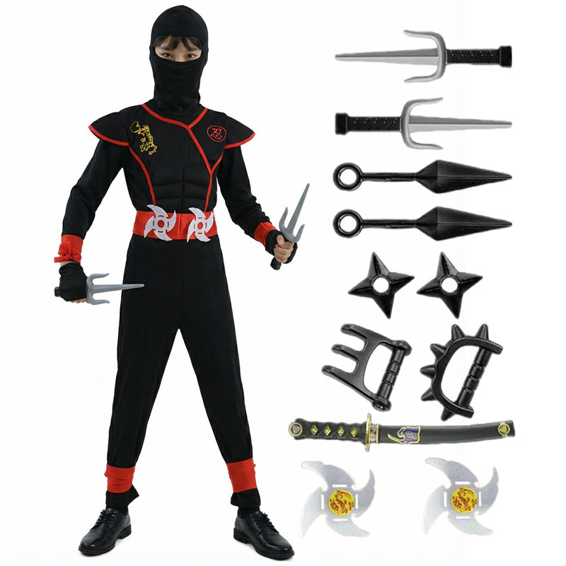 Costume da ninja nero e blu pe - Kids Toys Japan recensione e prezzo