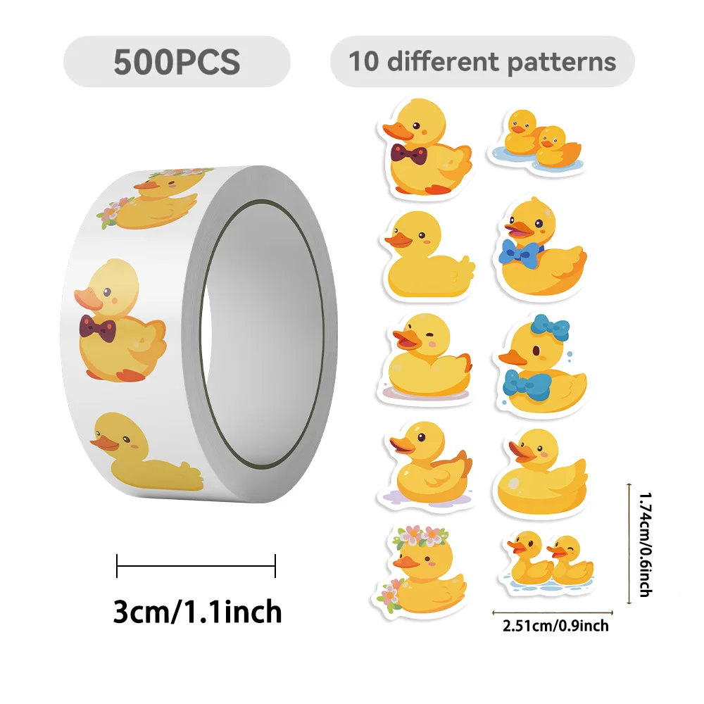 500 pz/rotolo cartone animato  - Kids Toys Yellow recensione e prezzo