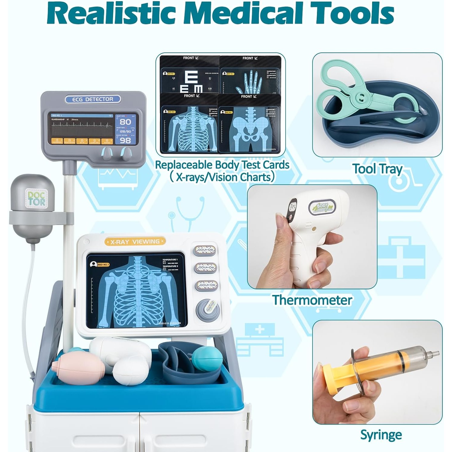 Kit medico Giocattolo Fai fint - Kids Xray Toys recensione e prezzo