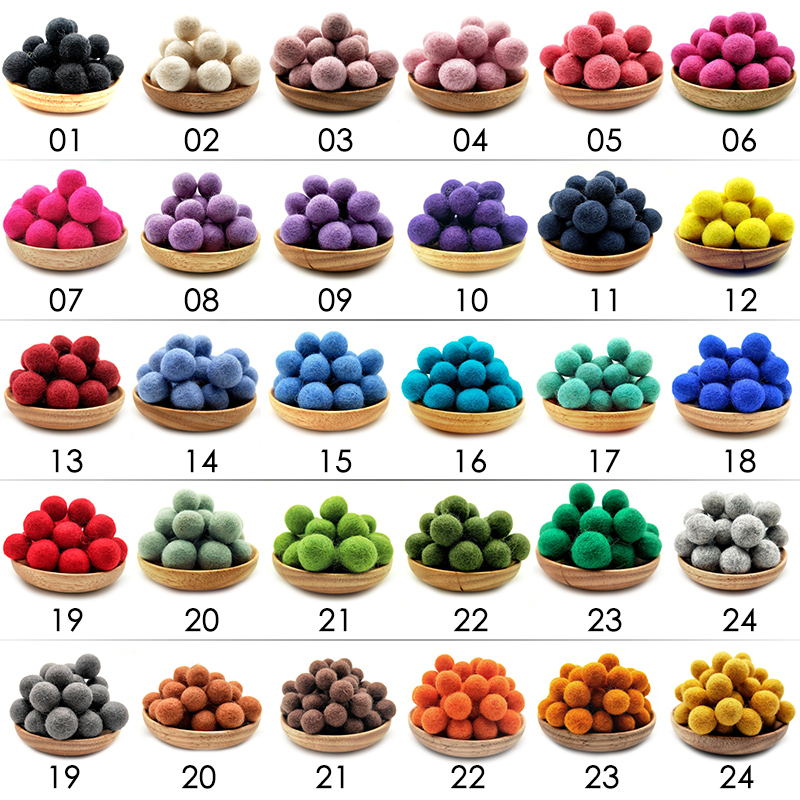 10/30 pz 2 cm Palline di Feltr - Kids Toys In Wholesale recensione e prezzo
