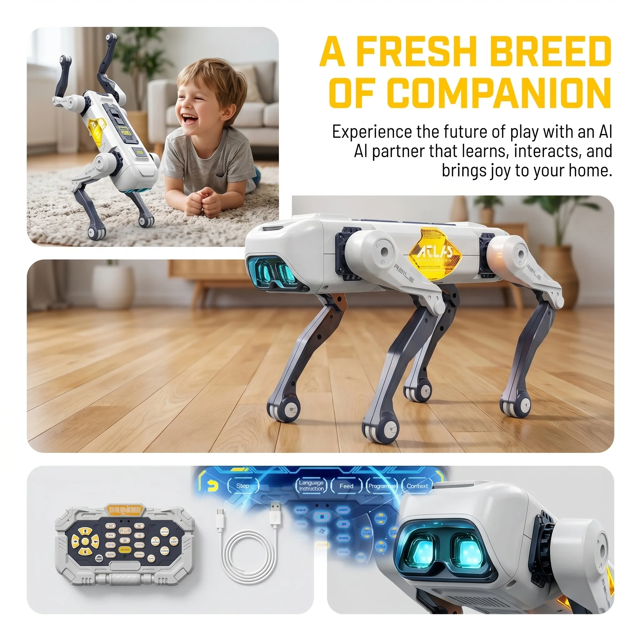 Cane Robot Intelligente AI, Co - Kids Toys Dog recensione e prezzo